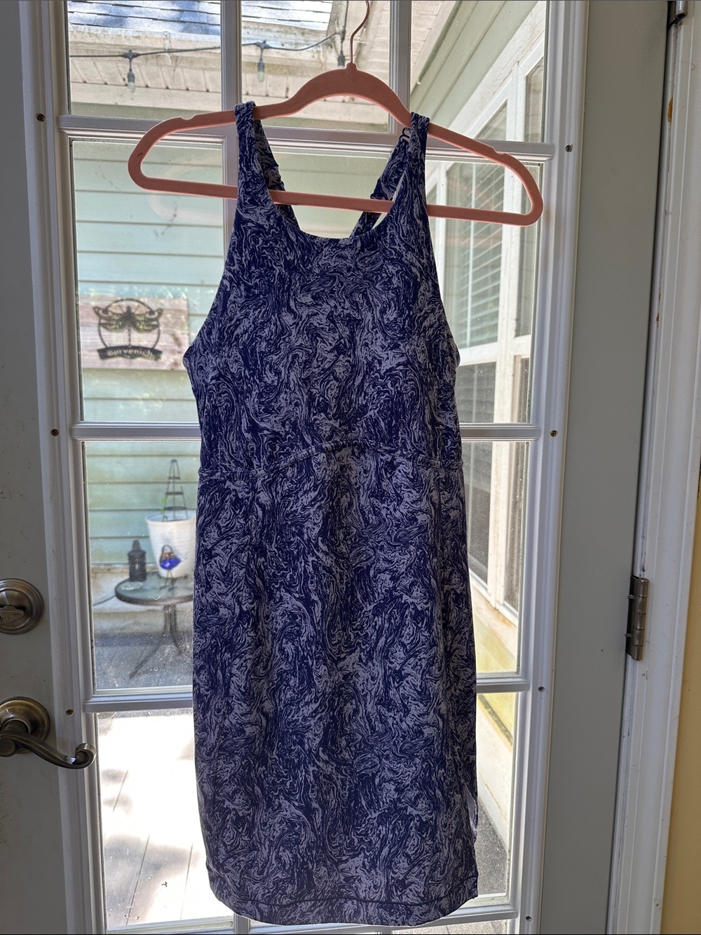 Duluth AKHG Marble-Print Tank dress with built in shorts - Picture 1 of 5